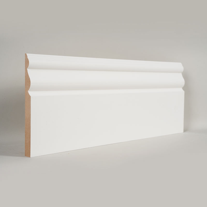 MDF Skirting Board (Filler-Primed & Pearl White) 3/5' x 6'