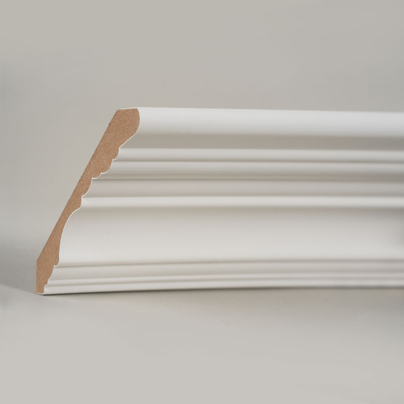MDF Coronae Coronae (Filler-Primed & Pearl White) 3/5' x 4 1/2'