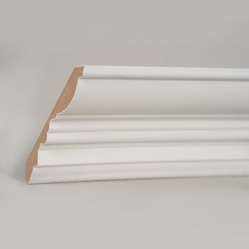 MDF Coronae Coronae (Filler-Primed & Pearl White) 3/5' x 4 1/2'