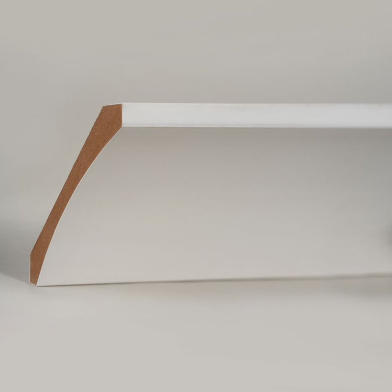 MDF Coronae Coronae (Filler-Primed & Pearl White) 3/5' x 4 1/4'