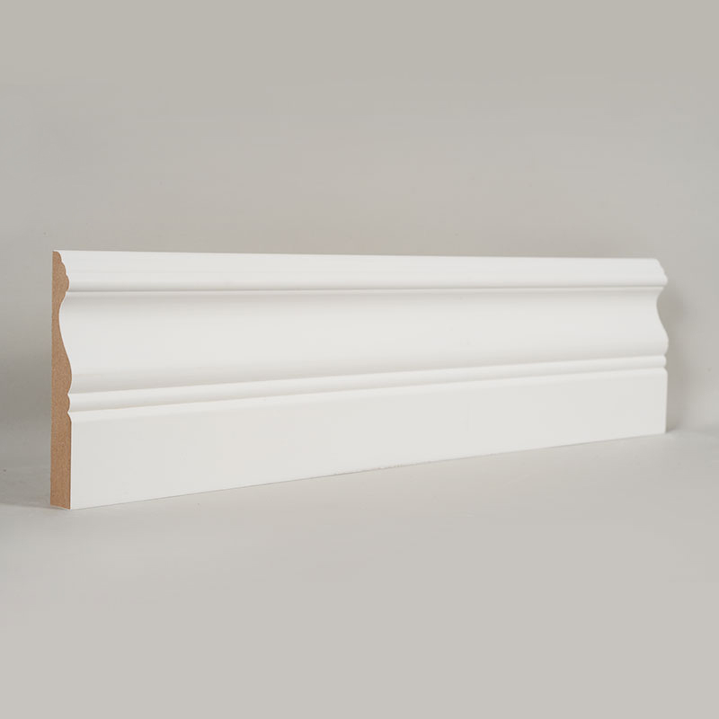 MDF Skirting Board (Filler-Primed & Pearl White) 3/5' x 4'