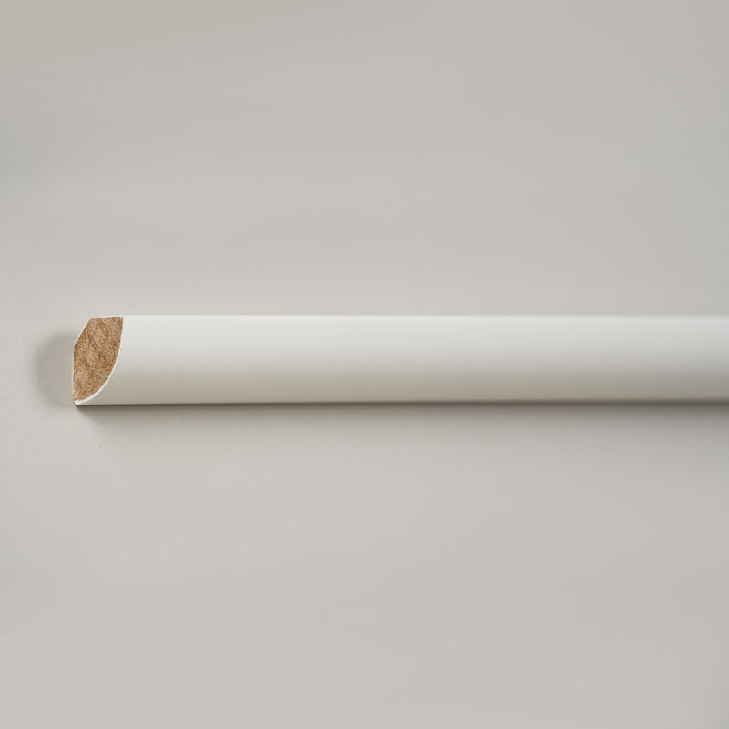 Lignum solidum Quarter Round CUMATIUM (Filler-Primed) - Alba 3/5' 3/5'