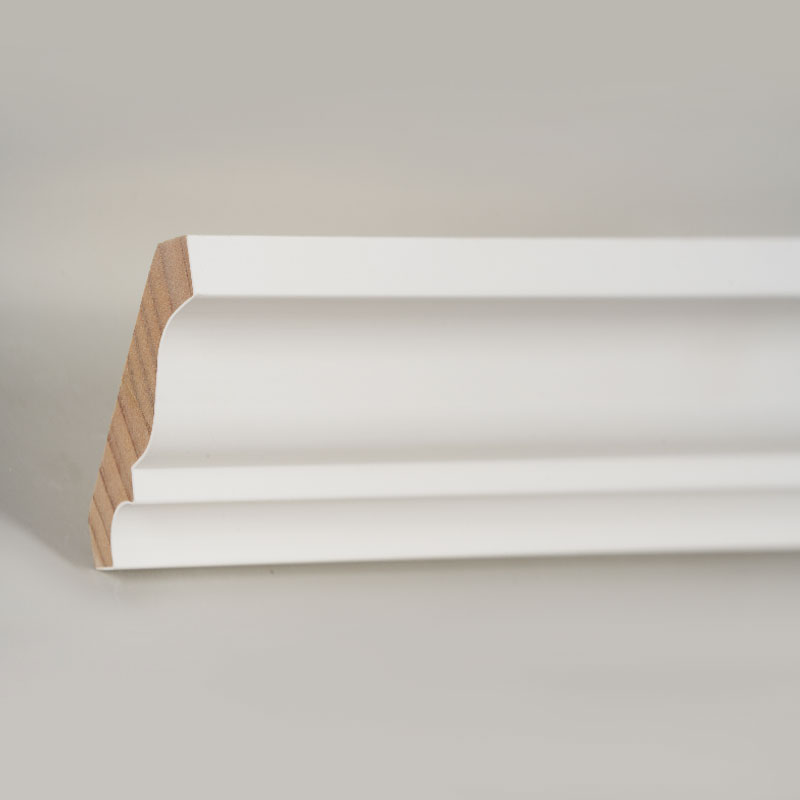 Corona Pinea Wood Corona (Filler-Primed & Pearl White) 3/5' x 3 1/4'