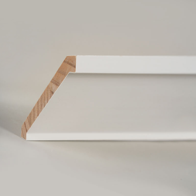 Corona Pinea Wood Corona (Filler-Primed & Pearl White) 3/5' x 4 1/4'