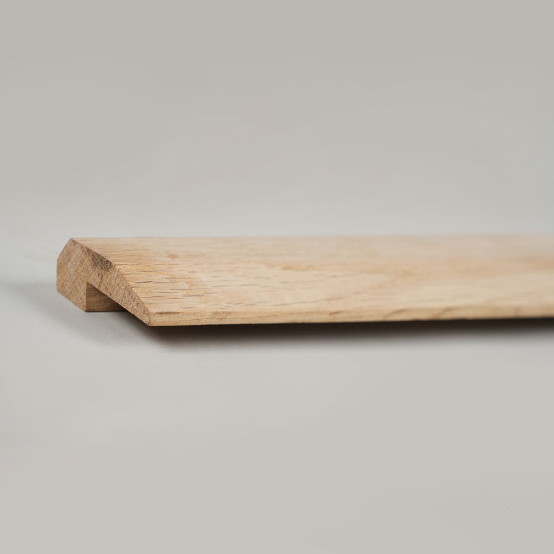 Oak totius Piece Acta L-Moulding (Pinge Unfinished) - Quercus Naturalis Color 3/8