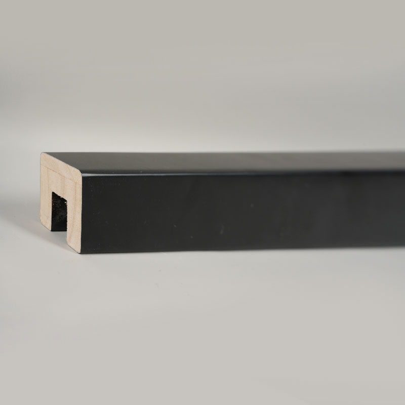 Lignum solidum Stair Handrails (Filler-Primed et Picta) -Munich 1 1/6' x 1 1/6'