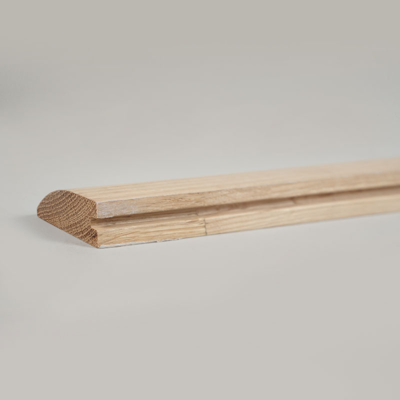 Oak Totum Piece Logs Reducer (Pinge Unfinished) - Quercus Naturalis Color 3/5'x1 31/32'