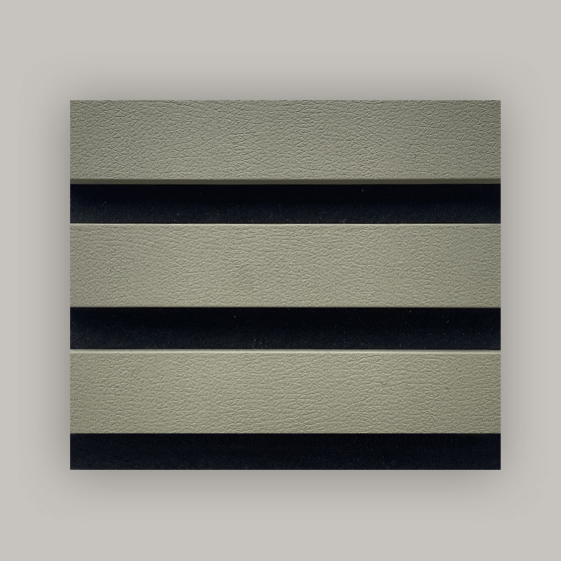 Grille Wall / Acoustic Wall Panel (Single-Side PVC Convoluta) - Fabric-Grain / Corio-Grain 2400/2700mm × 600mm