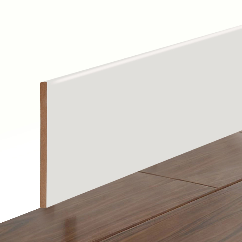 MDF Skirting Board (Filler-Primed & Pearl White) 1/2' x 5 1/2'
